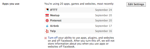 Facebook Apps That You Use