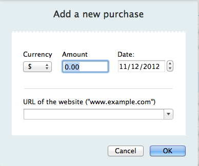 add new purchases