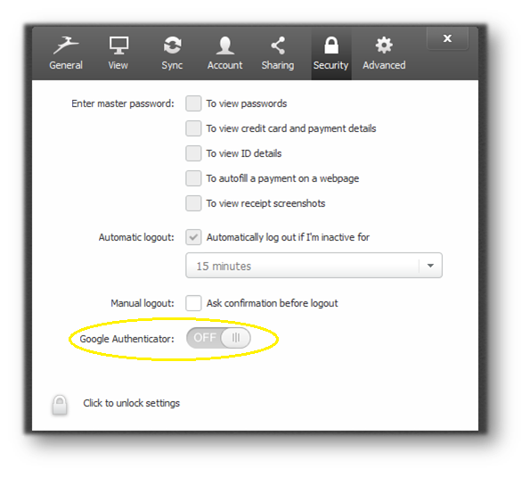 enabling google autheticator